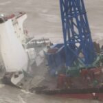 Удалось спасти троих: у берегов Гонконга тайфун разломал пополам судно с 30 членами экипажа