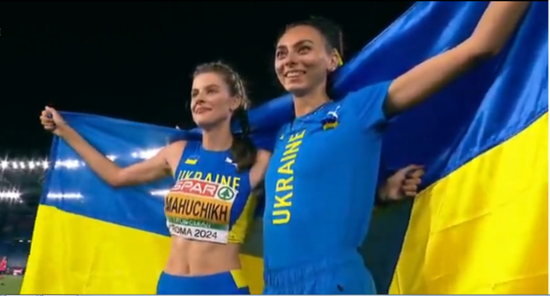 Українка Магучих стрибнула вище, ніж на два метри і стала чемпіонкою Європи у Римі (відео)