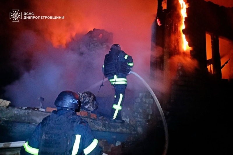 Дніпропетровщина постраждала внаслідок нічної атаки дронів росіян (фото)