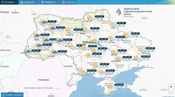 Сорокаградусна спека та&nbsp;зливи зі&nbsp;шквалами: за&nbsp;прогнозами синоптиків, на&nbsp;українців чекає контрастний тиждень
