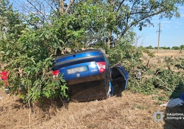 В Одесской области водитель в состоянии опьянения опрокинул авто с пассажирами: четверо травмированы, дело передано в суд