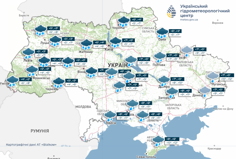 Готуйте парасольки та&nbsp;теплі куртки: синоптики прогнозують погіршення погоди у&nbsp;вихідні 18 та&nbsp;19 жовтня