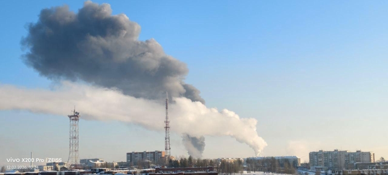 НПЗ атаковано безпілотниками в&nbsp;російській республіці Комі (фото, відео)