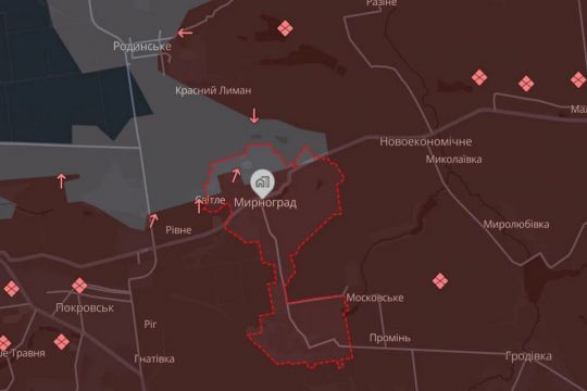Оборона міста добігає кінця: ворог з&nbsp;усіх боків поглинає Мирноград